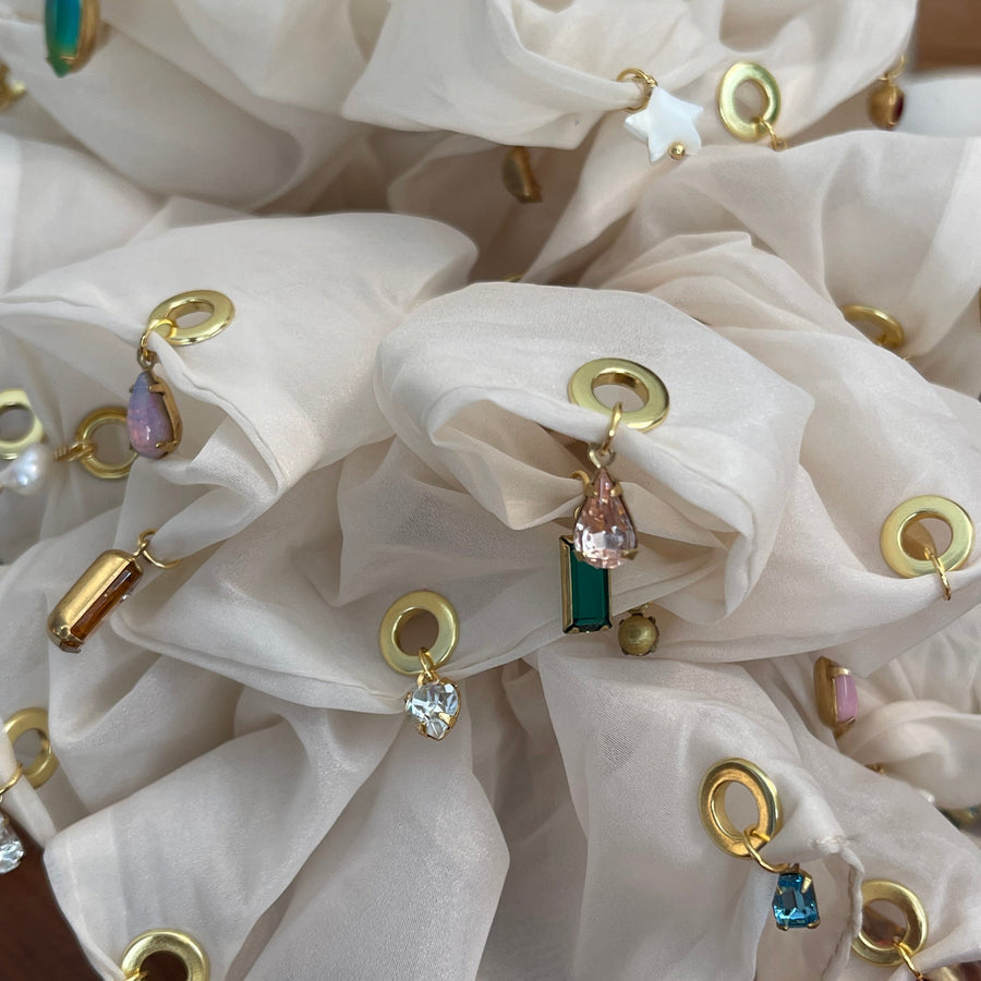 Elegance Bloom Scrunchie
