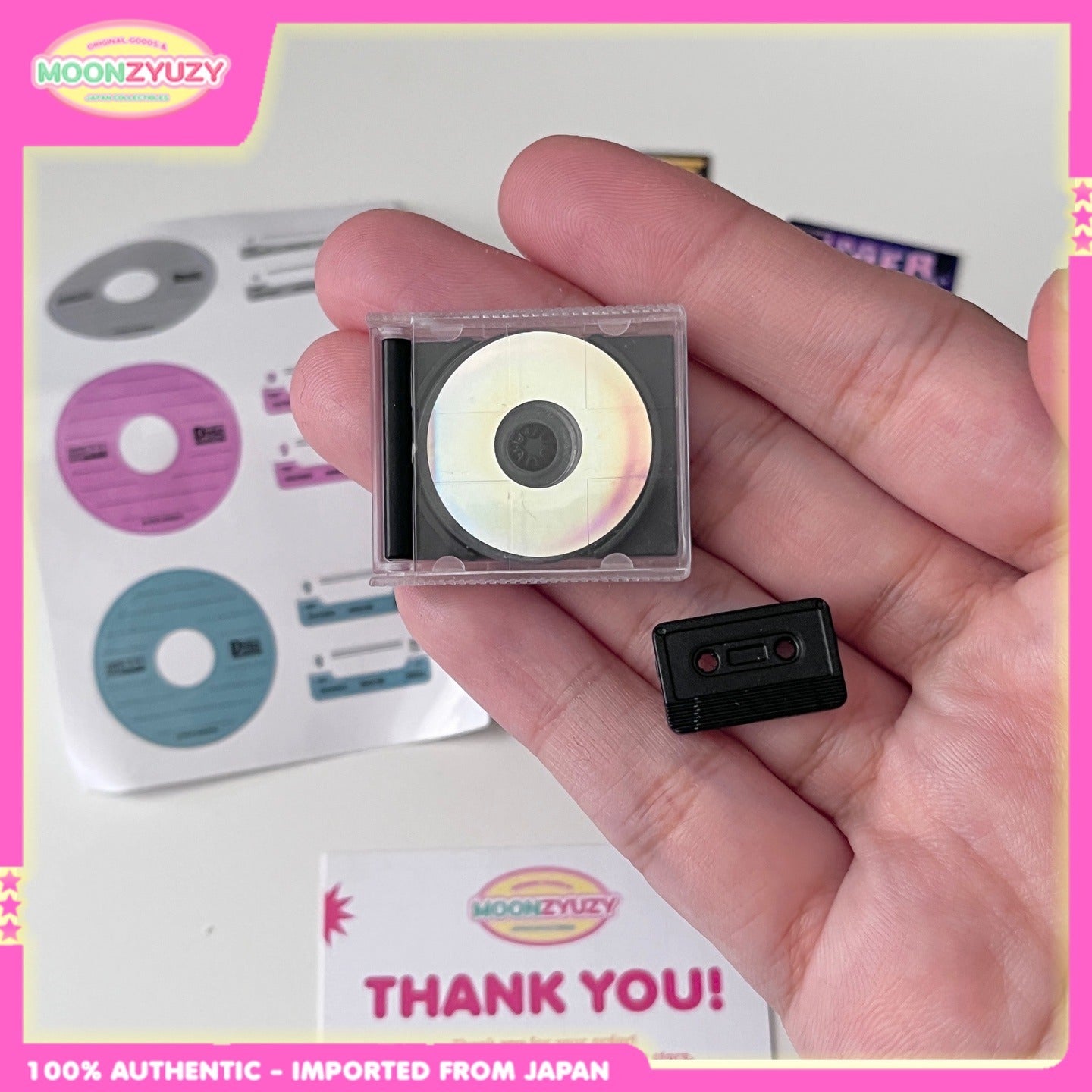 Retro Mini CD Boombox – Retractable Pocket Player