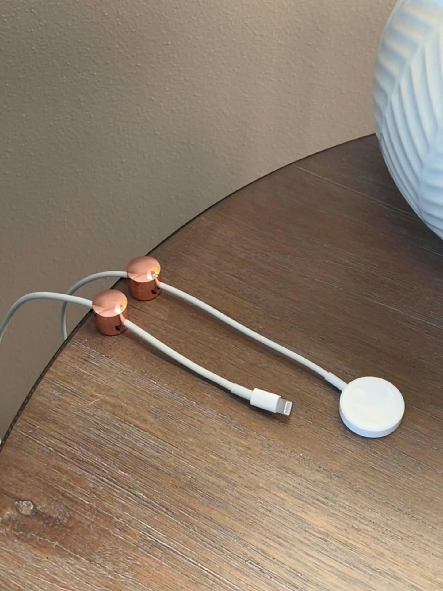 Matte Brass Wire Cord Organizer Clips