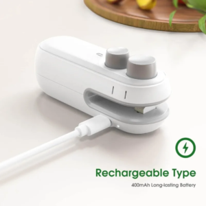 Mini Rechargeable Sealer Food Heat Bag Sealing Machine Package Sealing Bags Heat Plastic Food Bag Closing Portable Sealer