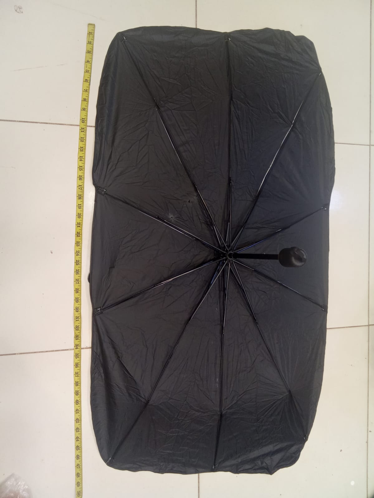 Premium Car Windshield Sun Shade Umbrella – Foldable Auto Front Window UV Reflector Blockout Shield