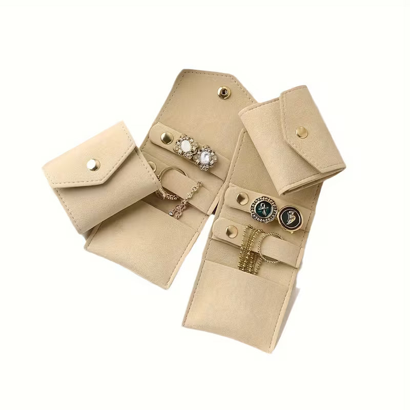 Elegant Travel Jewelry Organizer Pouch
