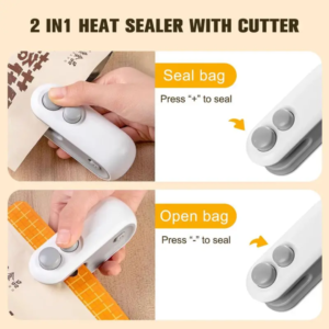 Mini Rechargeable Sealer Food Heat Bag Sealing Machine Package Sealing Bags Heat Plastic Food Bag Closing Portable Sealer