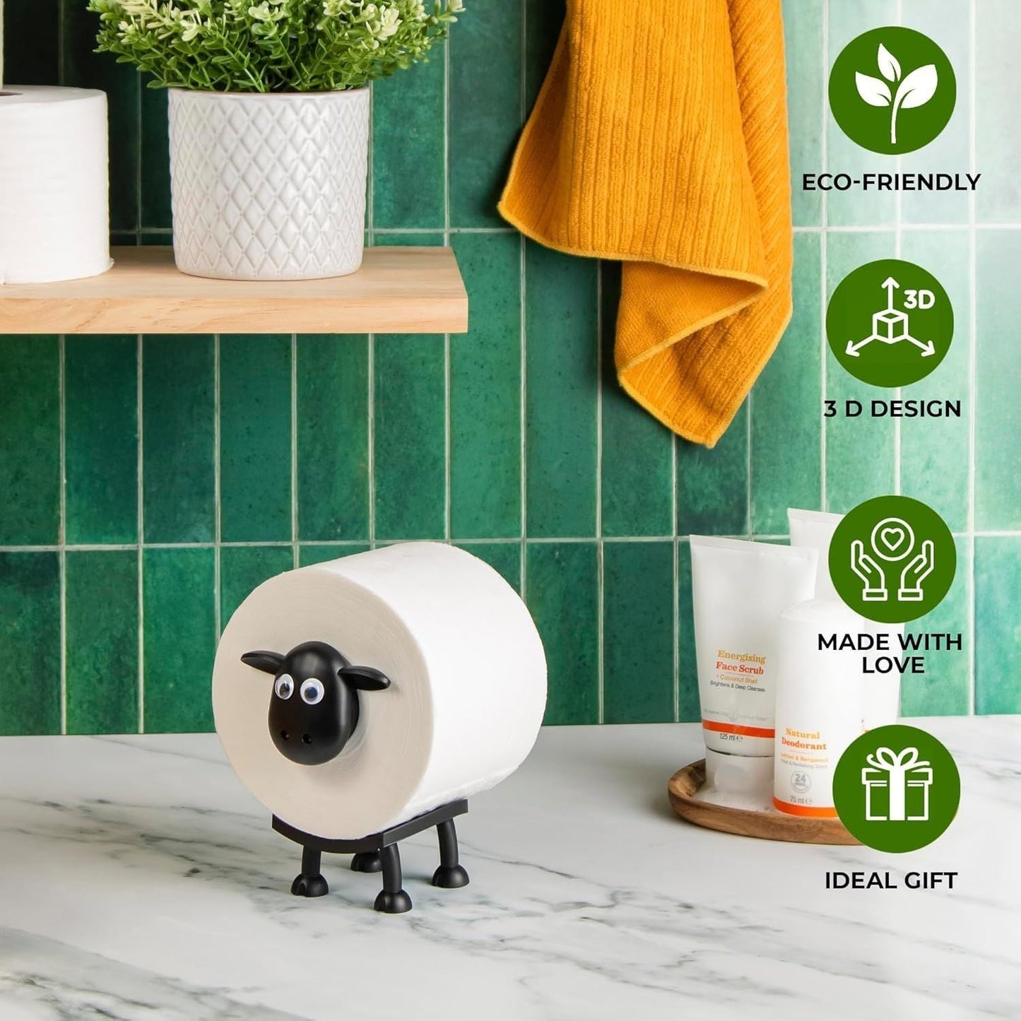 Cute Roll Paper Towel Holder