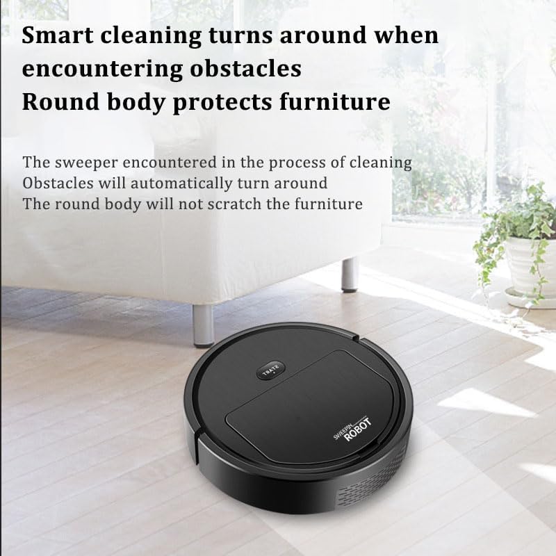 Portable Wireless Smart Mini Sweeping Robot Mopping 3 In1 Rechargeable Cleaning Machine Vacuum Cleaner For Home Office Robot