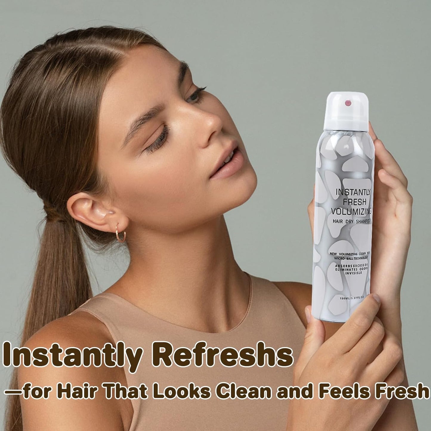 Dry shampoo for instantly fresh hair