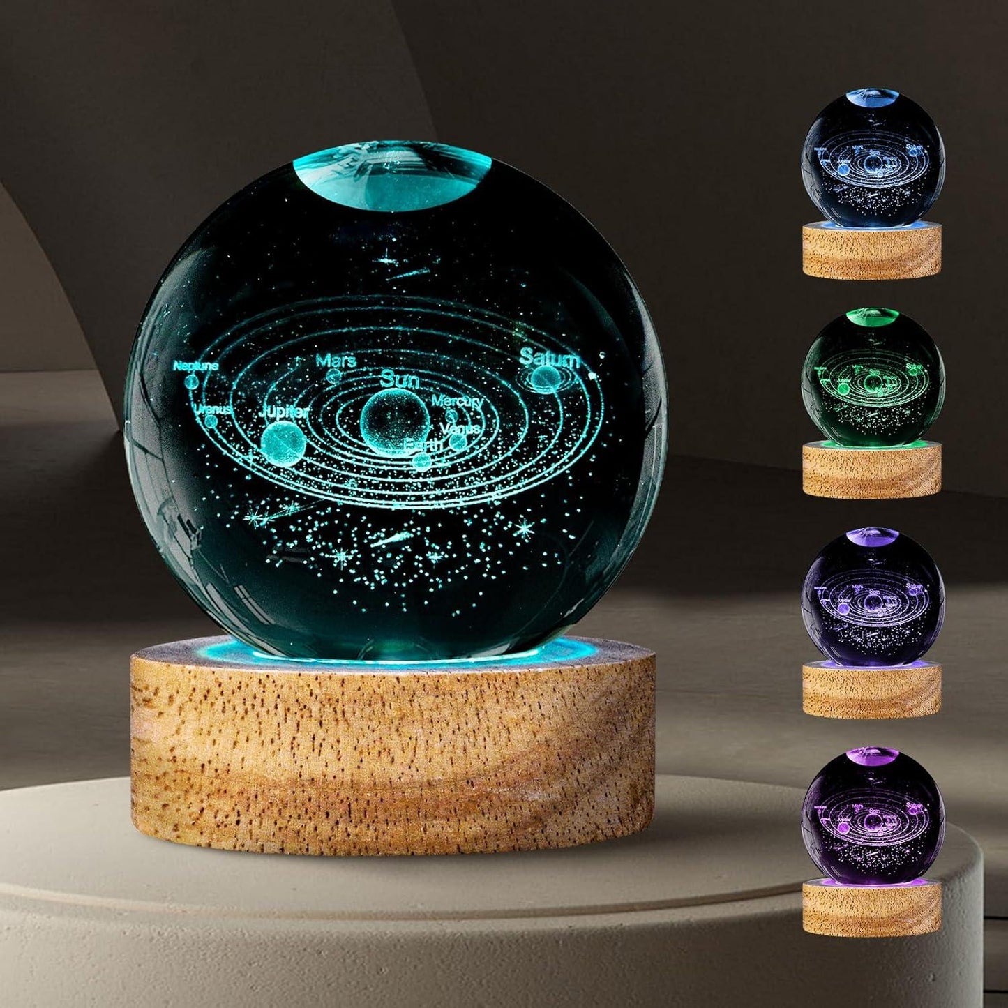 16 Colors Crystal Ball 🔮 Lamp Color Changing With Remote