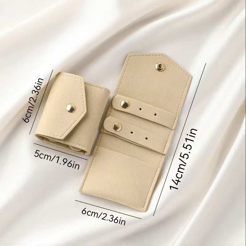Elegant Travel Jewelry Organizer Pouch