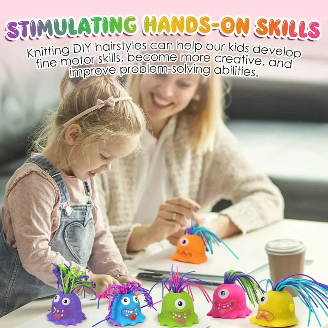 Screaming Hair-Pull Monster Fidget Toy