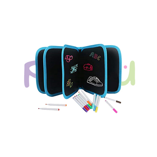 Erasable Doodle Book Drawing Pads for Kids with 12 Watercolor Pens
