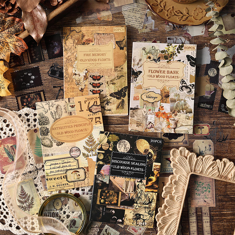 The Nostalgia Vintage Sticker Book