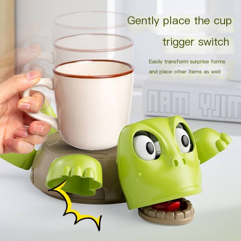 Funny Turtle Pop-Up Cup Holder 🐢