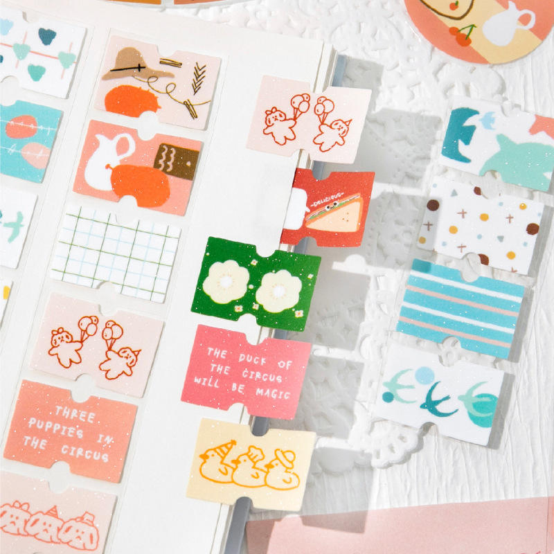 Pastel Kawaii Washi Tape Sticker Collection