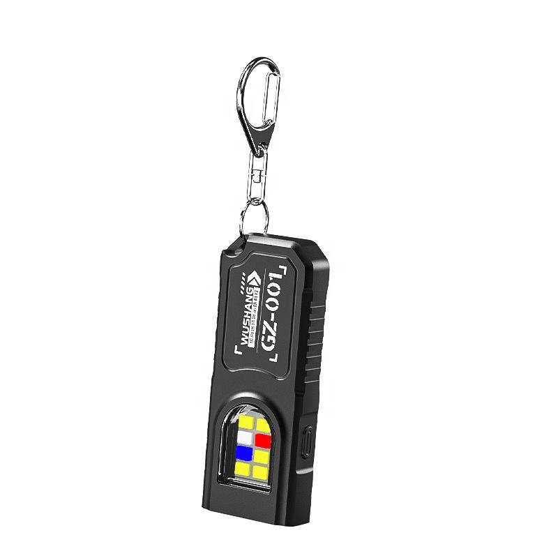 USB Rechargeable Keychain LED Flashlight