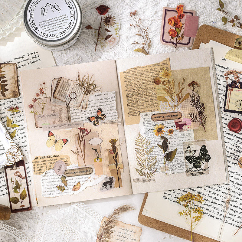 The Nostalgia Vintage Sticker Book