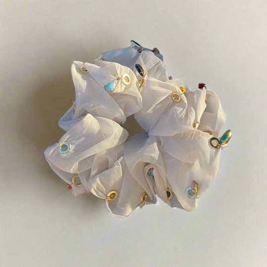 Elegance Bloom Scrunchie