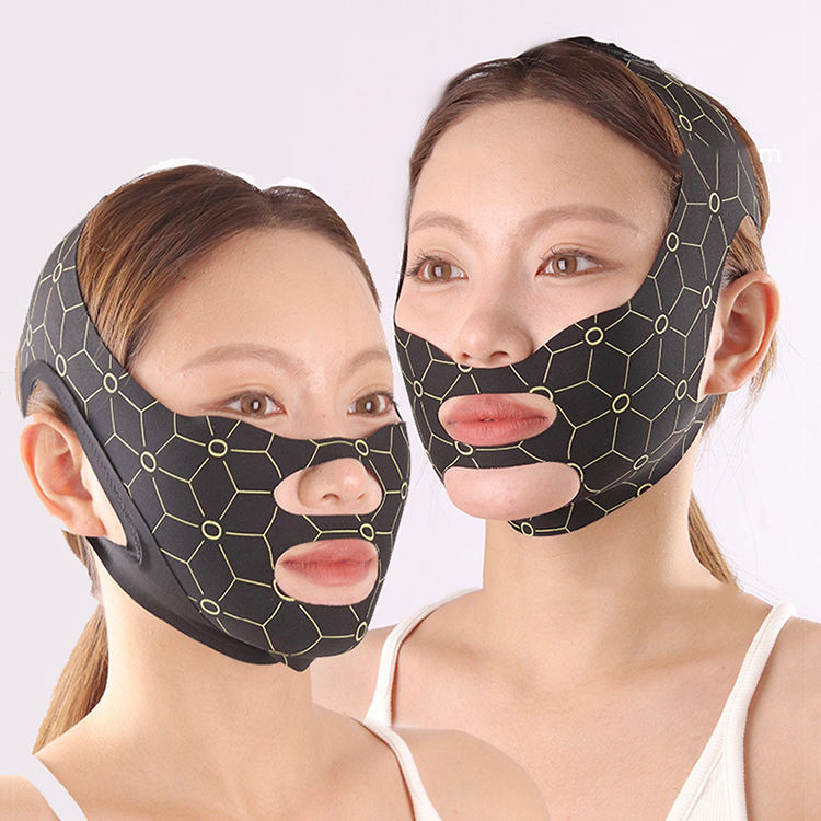Black Double Chin Reduce Face Lifting Mask