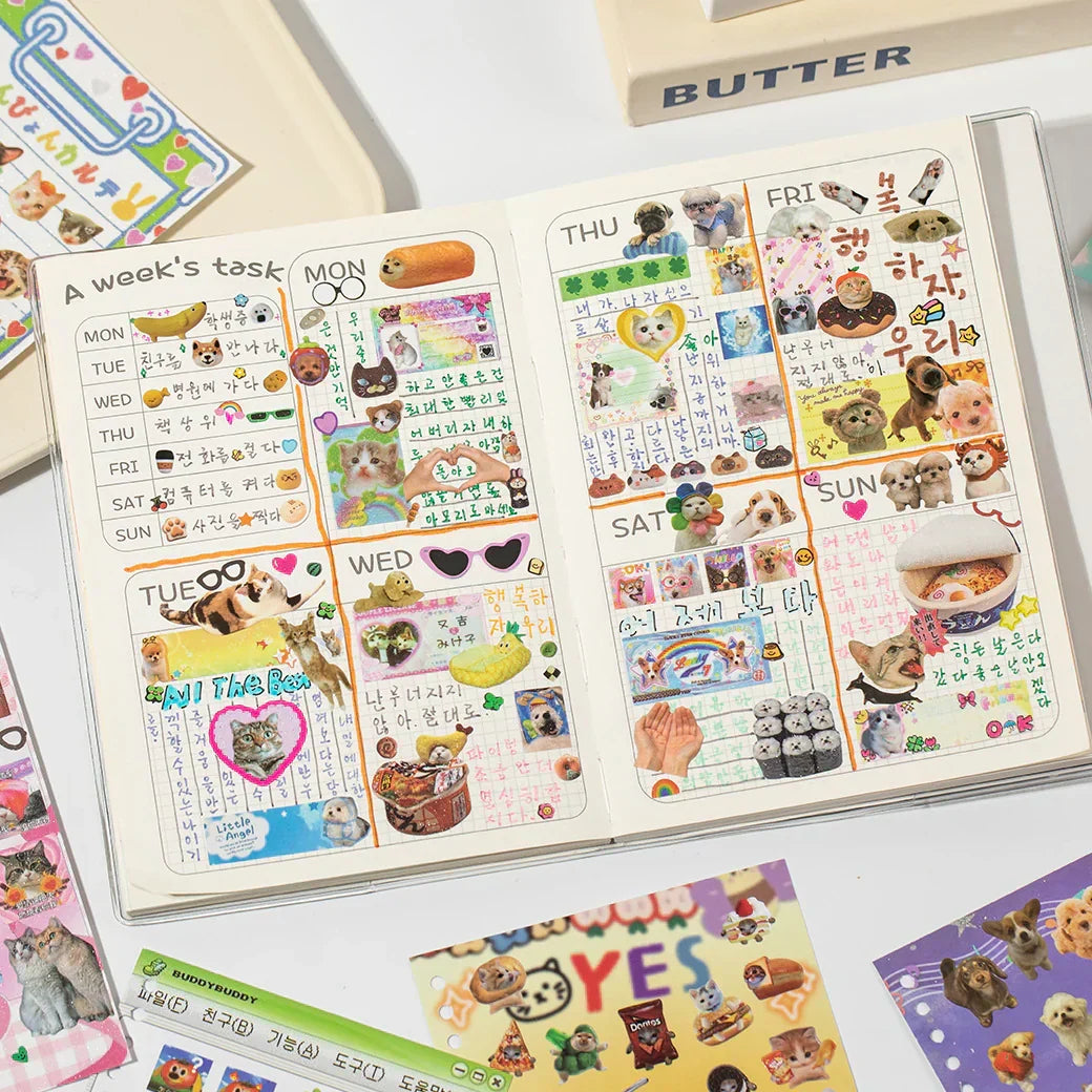 Cute Kitten Collection Sticker Book