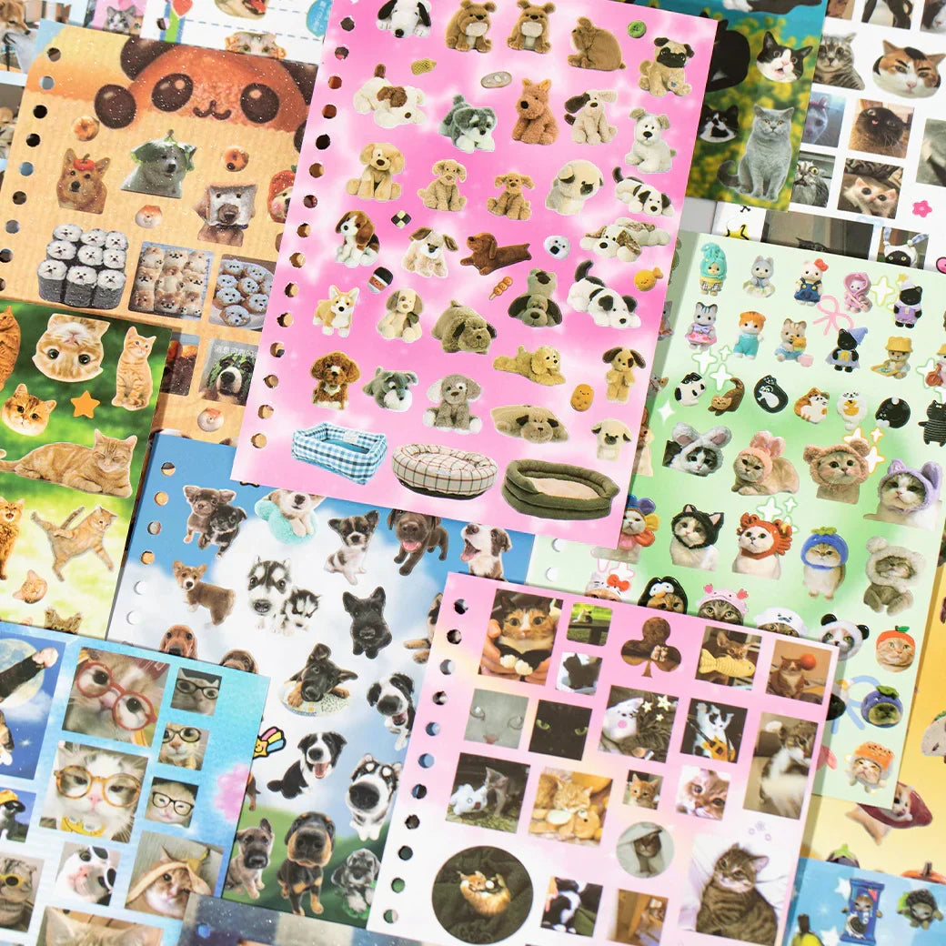 Cute Kitten Collection Sticker Book