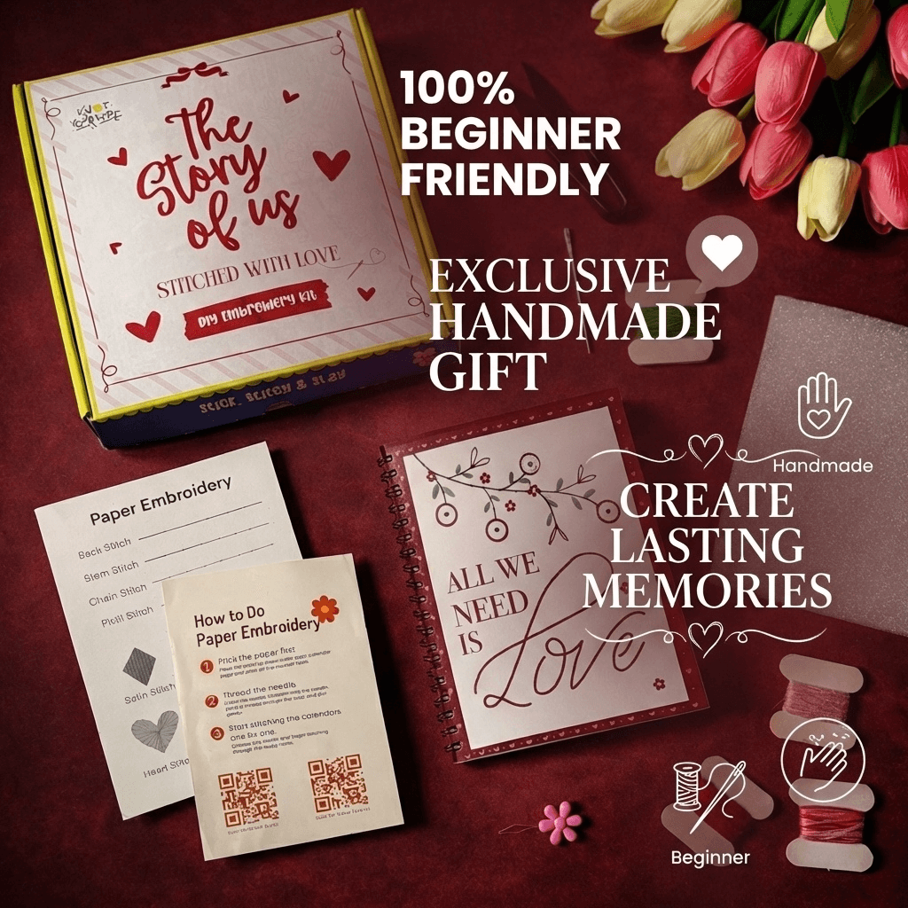 The Book Of Love DIY Kit | Gift for Loved Ones | A Perfect Diy Book