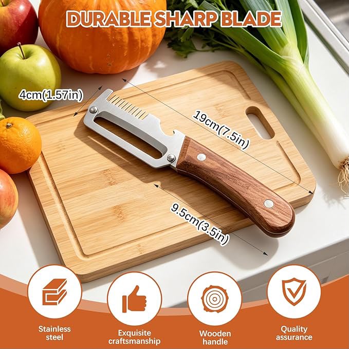 3 in 1 Multi-Function Peeler Knife for Fruits & Vegetables - SKU - ALQ-01