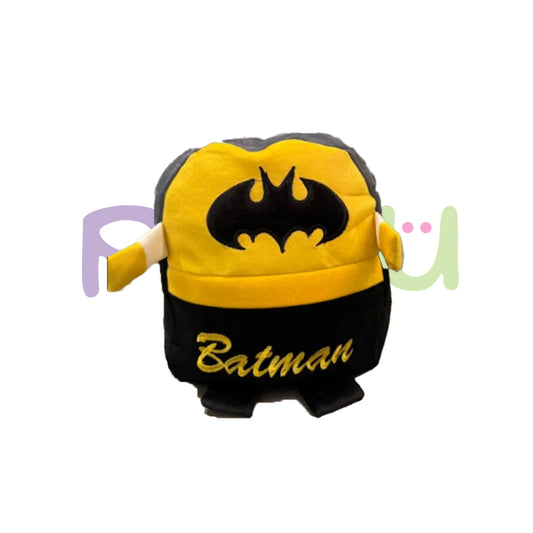 Cute Plush Batman Character Backpack | Stuffed School Bag & Gift for Kids