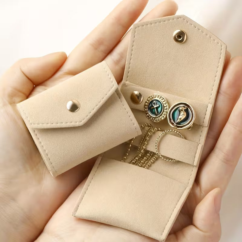 Elegant Travel Jewelry Organizer Pouch