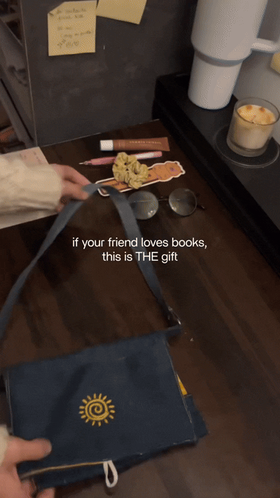 Travel Essential Denim Book bag