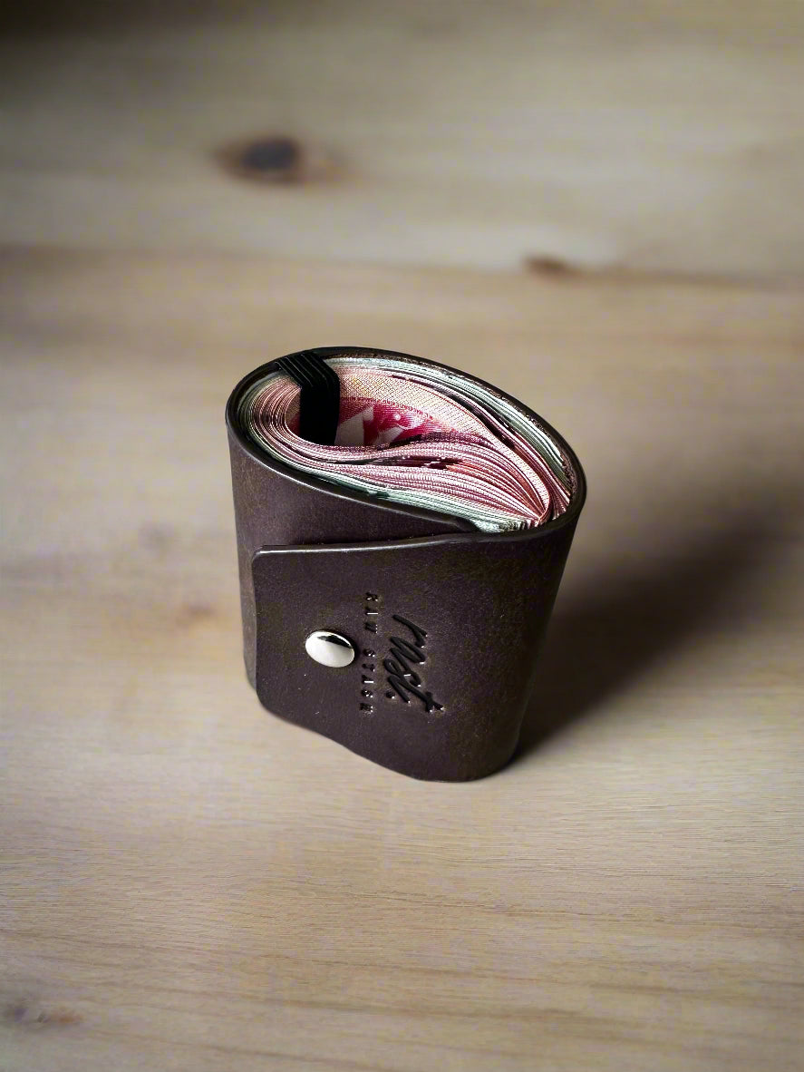 Luxury Cash Wrap Leather Organizer