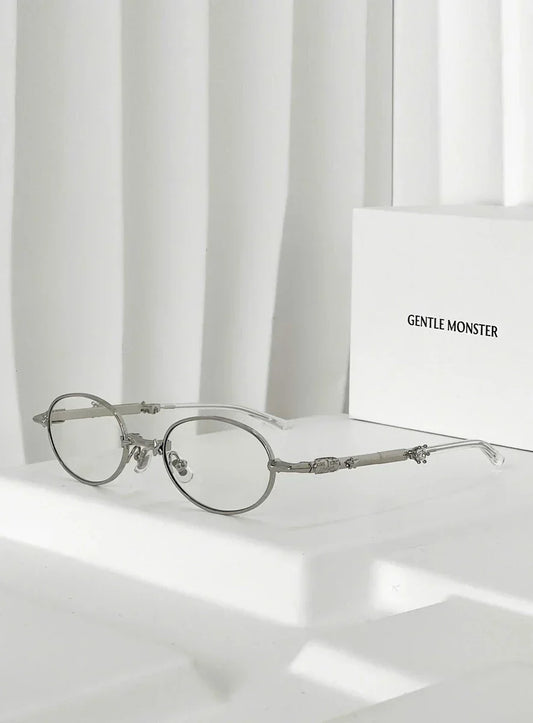 Crystal Orbit Foldable Round Glasses