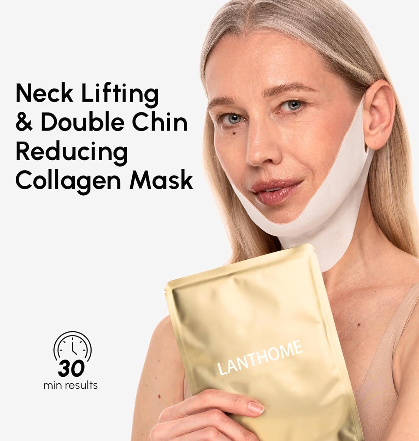 Reusable Gold Glow Hydrating Mask 🌸
