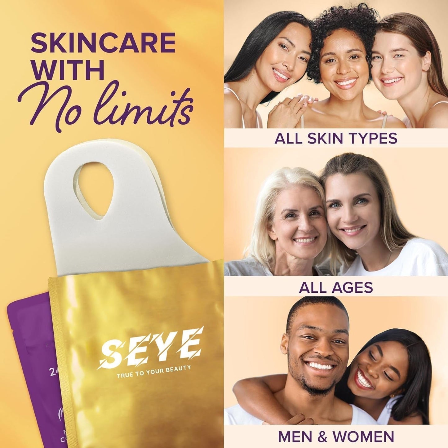 Reusable Gold Glow Hydrating Mask 🌸
