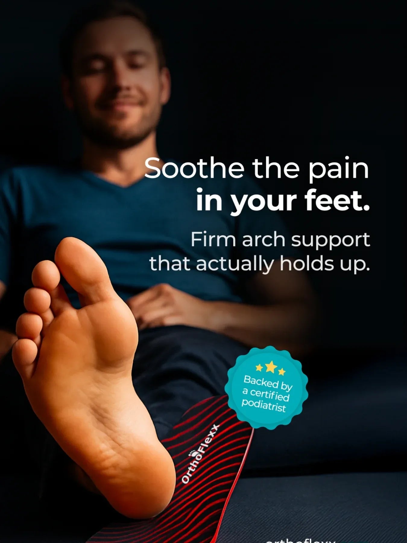 Medicated ArchRelief Anti-Swelling Insoles