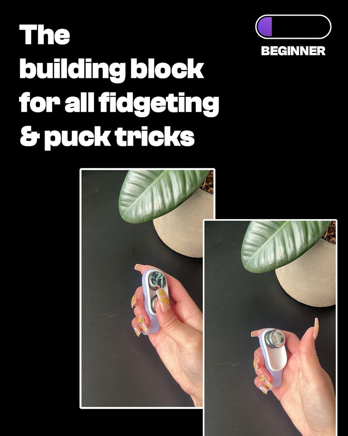 POPPUCK Trick Magnet Fidget Keychain