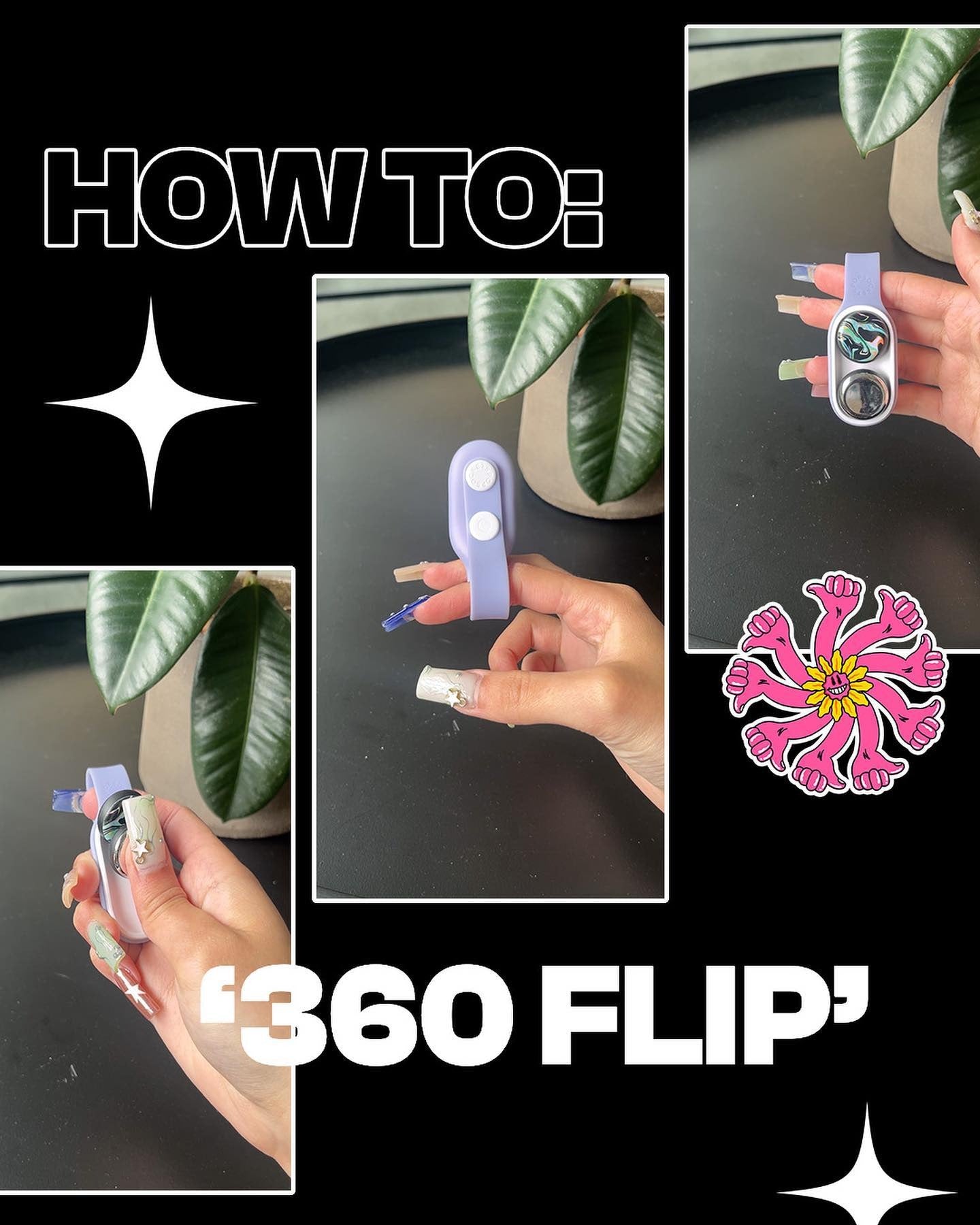 POPPUCK Trick Magnet Fidget Keychain