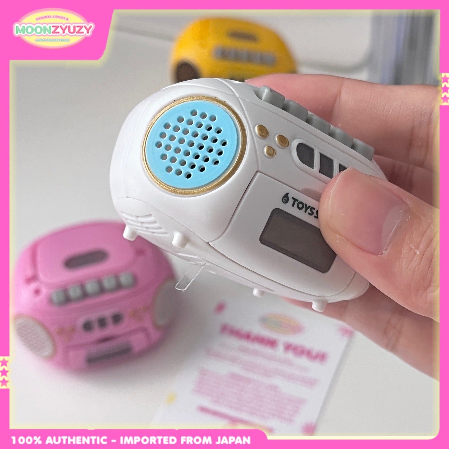 Retro Mini CD Boombox – Retractable Pocket Player