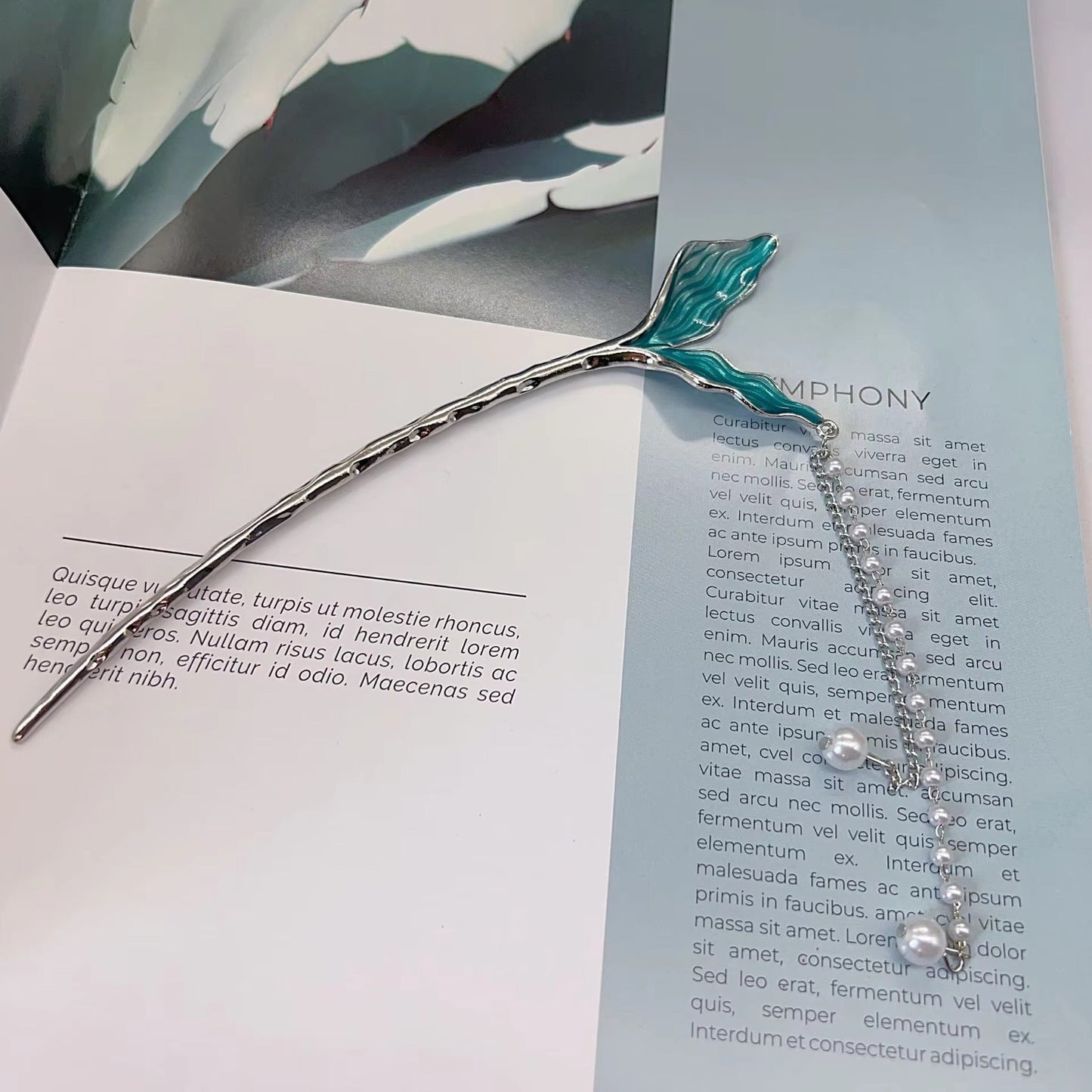 Pearl Mermaid Tail Hair Pins 🧜🏽‍♀️