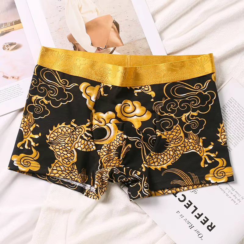 Men’s Dragon Loose Breathable Boxers