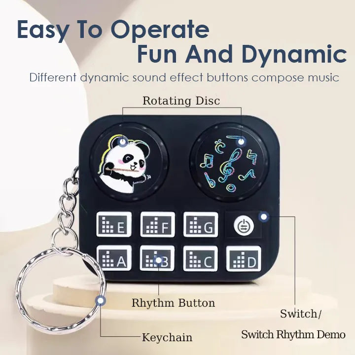 Mini Musical Piano Keychain Toy